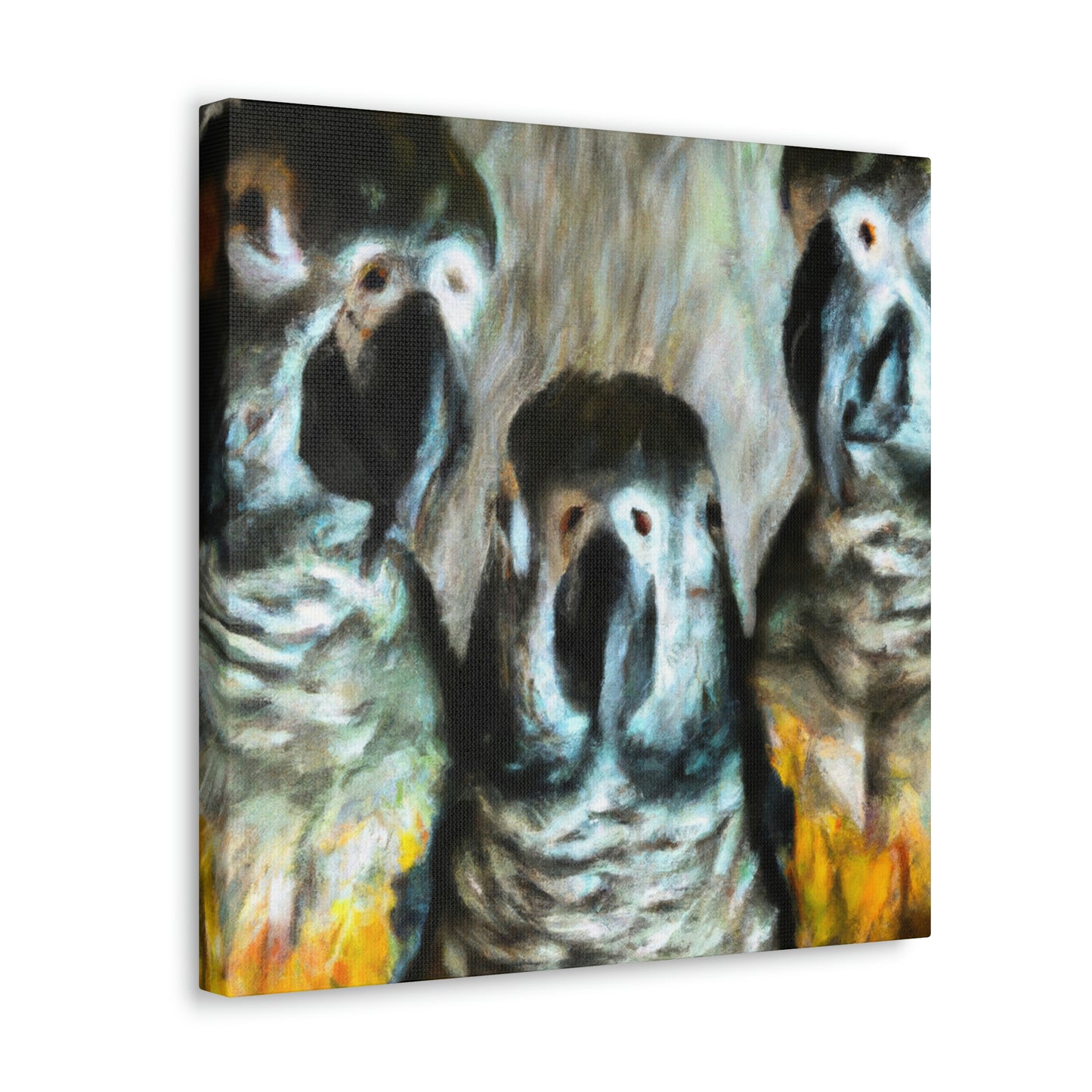 Parrot Party in Senegal - Canvas