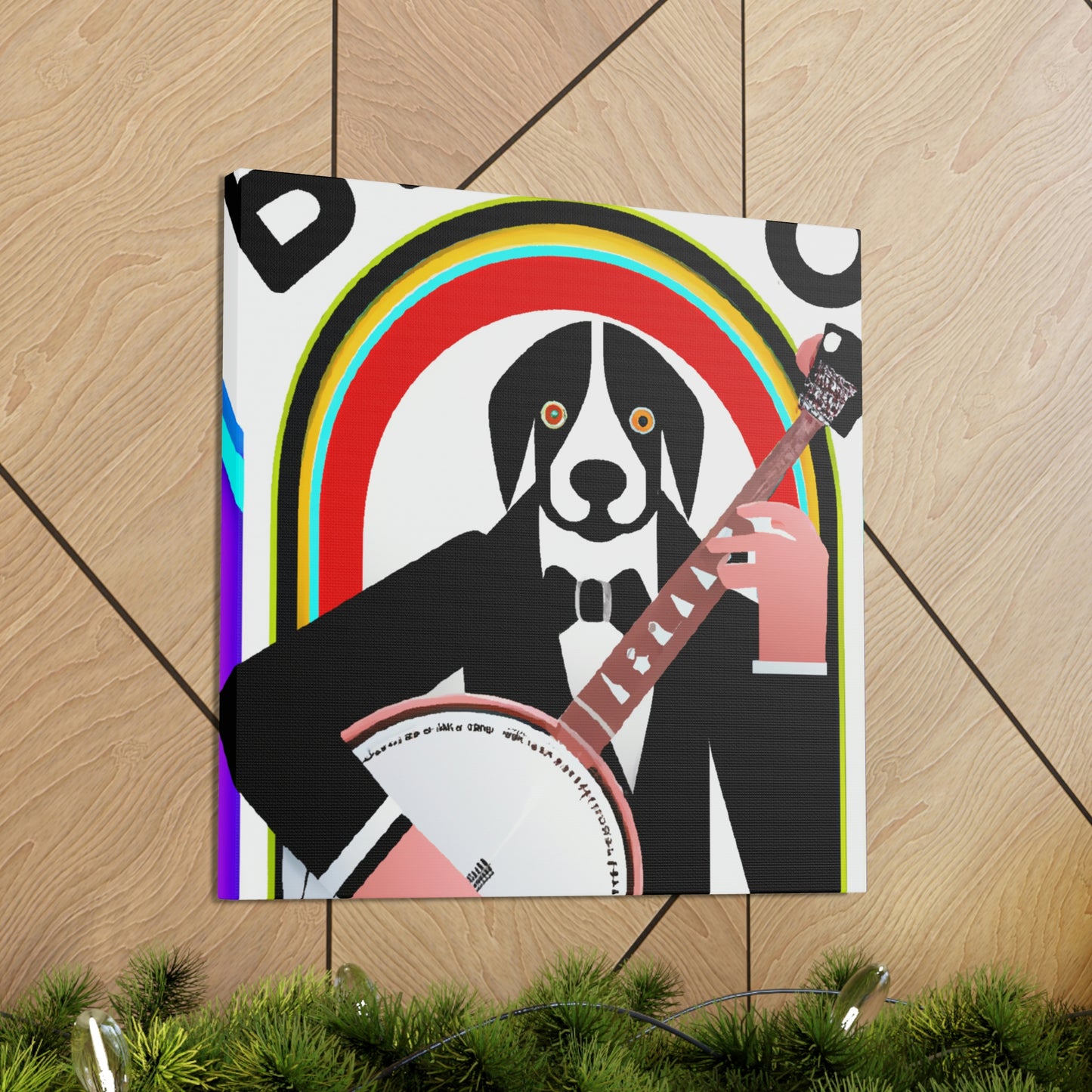 "Banjo Strumming Radiance" - Canvas