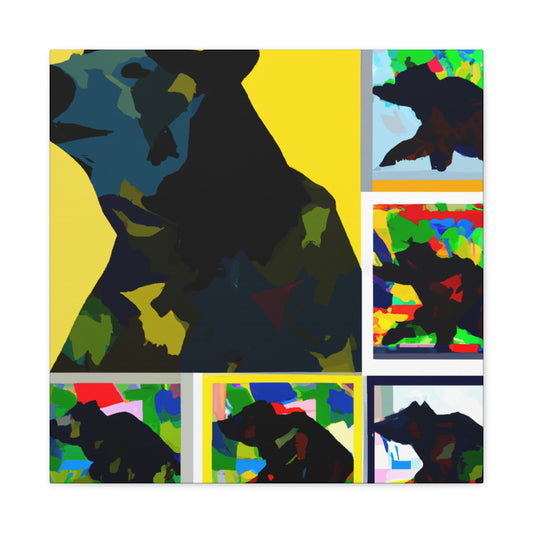 Black Bears In Pop - Canvas