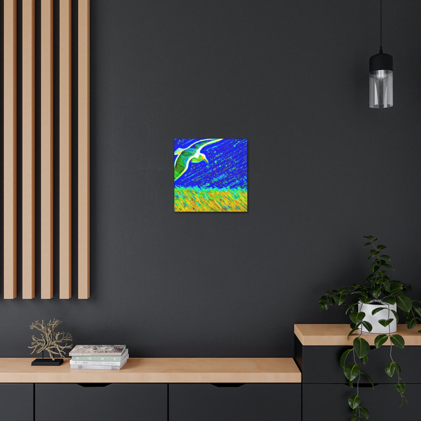 Seagulls on the Shore - Canvas