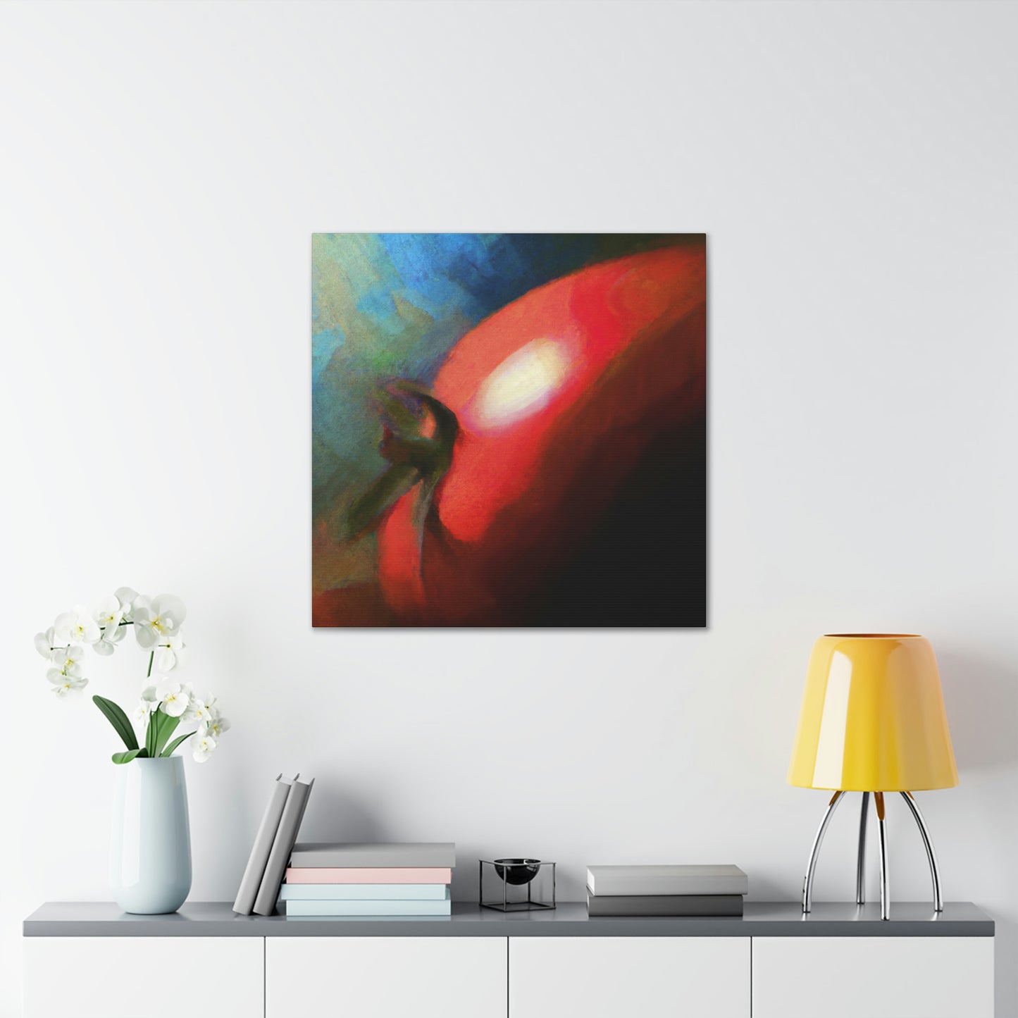 "Tomato in Art Deco". - Canvas