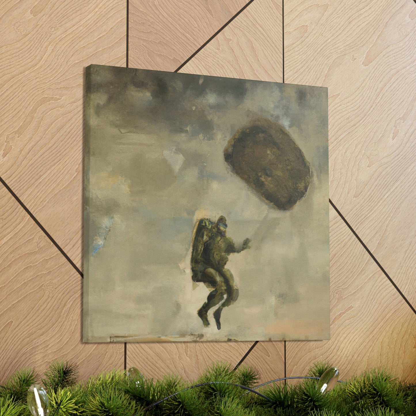 Paratrooper in Emotion - Canvas