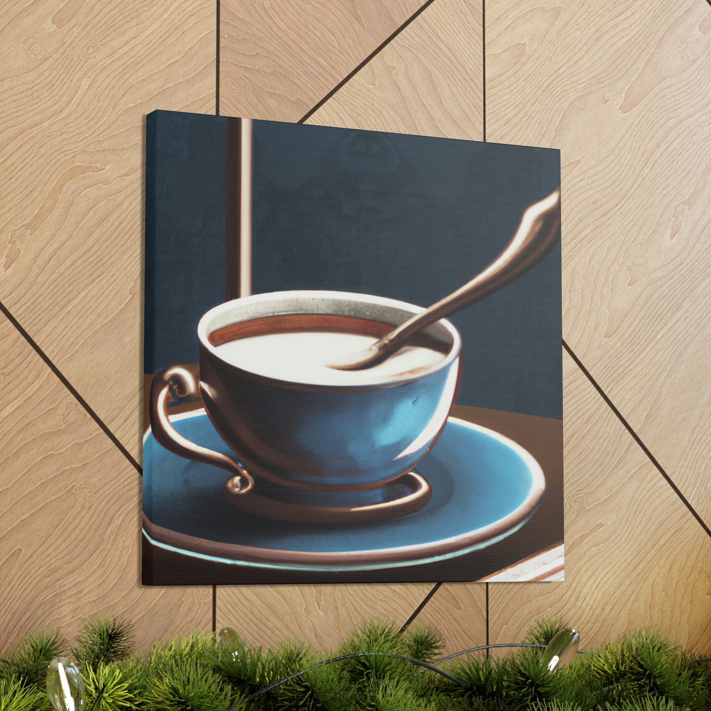 Coffee Cup Baroque - Canvas