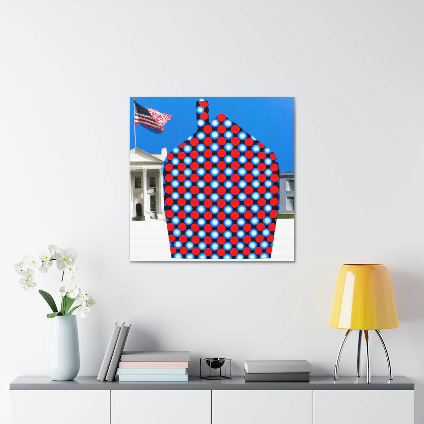 "White House Surreal Dream" - Canvas