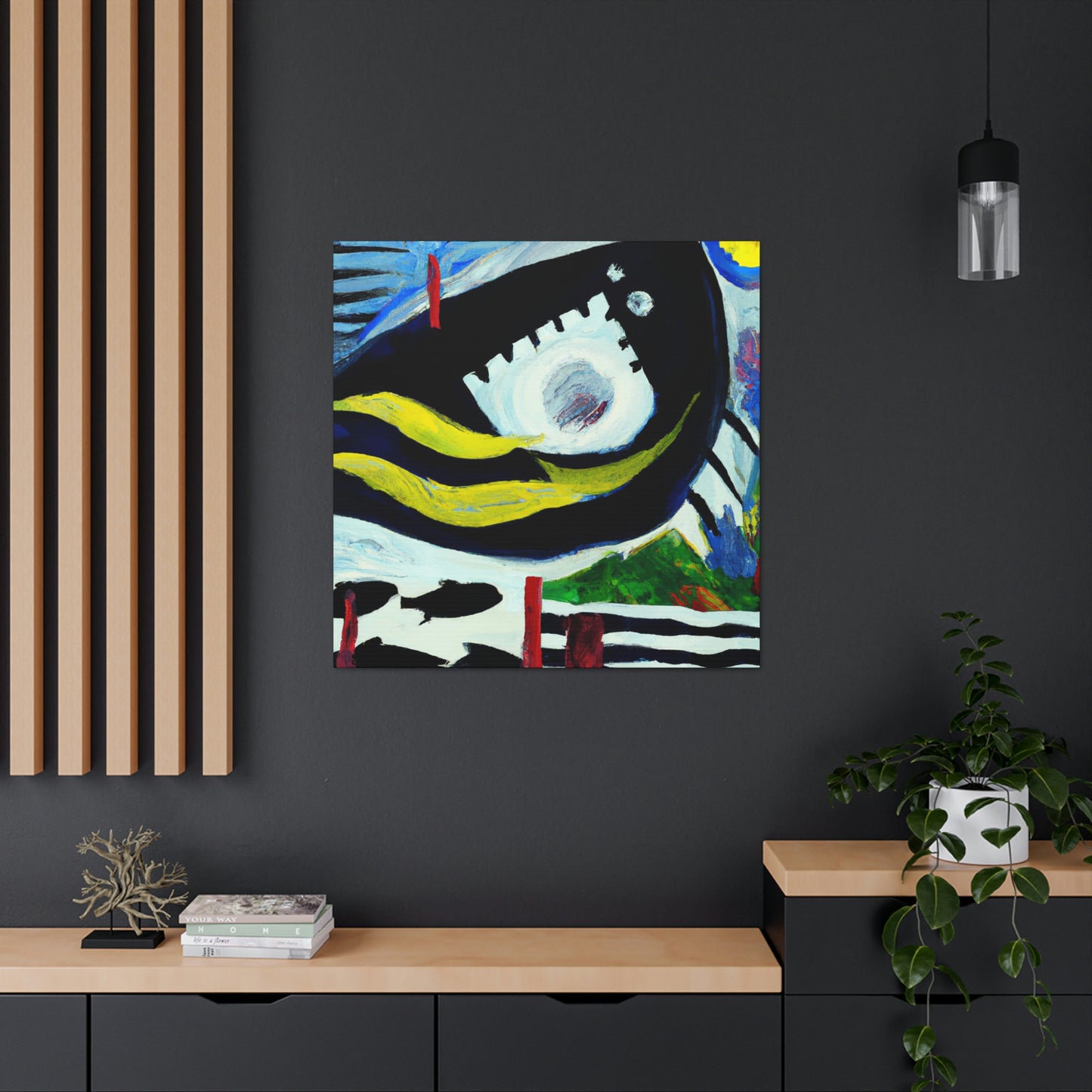 Whale in Repose - Canvas