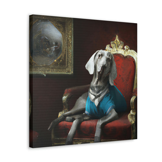 "The Weimaraner Regal" - Canvas