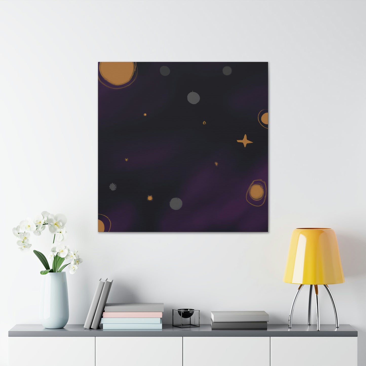 "The Cosmic Skylines" - Canvas