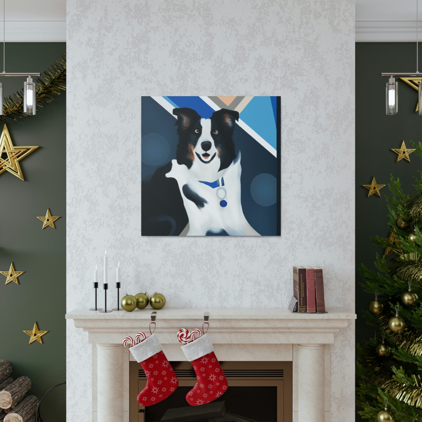 Border Collie Brilliance - Canvas