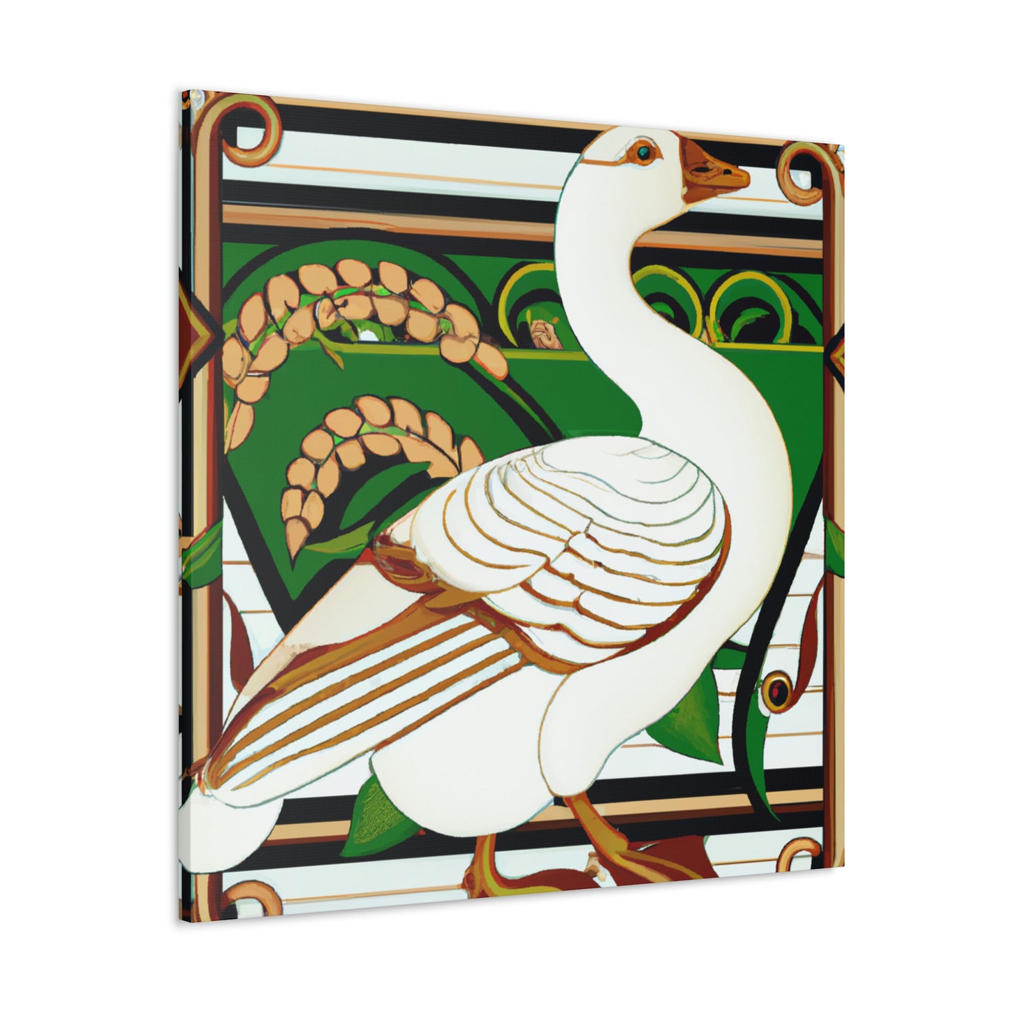 "Goose of Art Nouveau" - Canvas