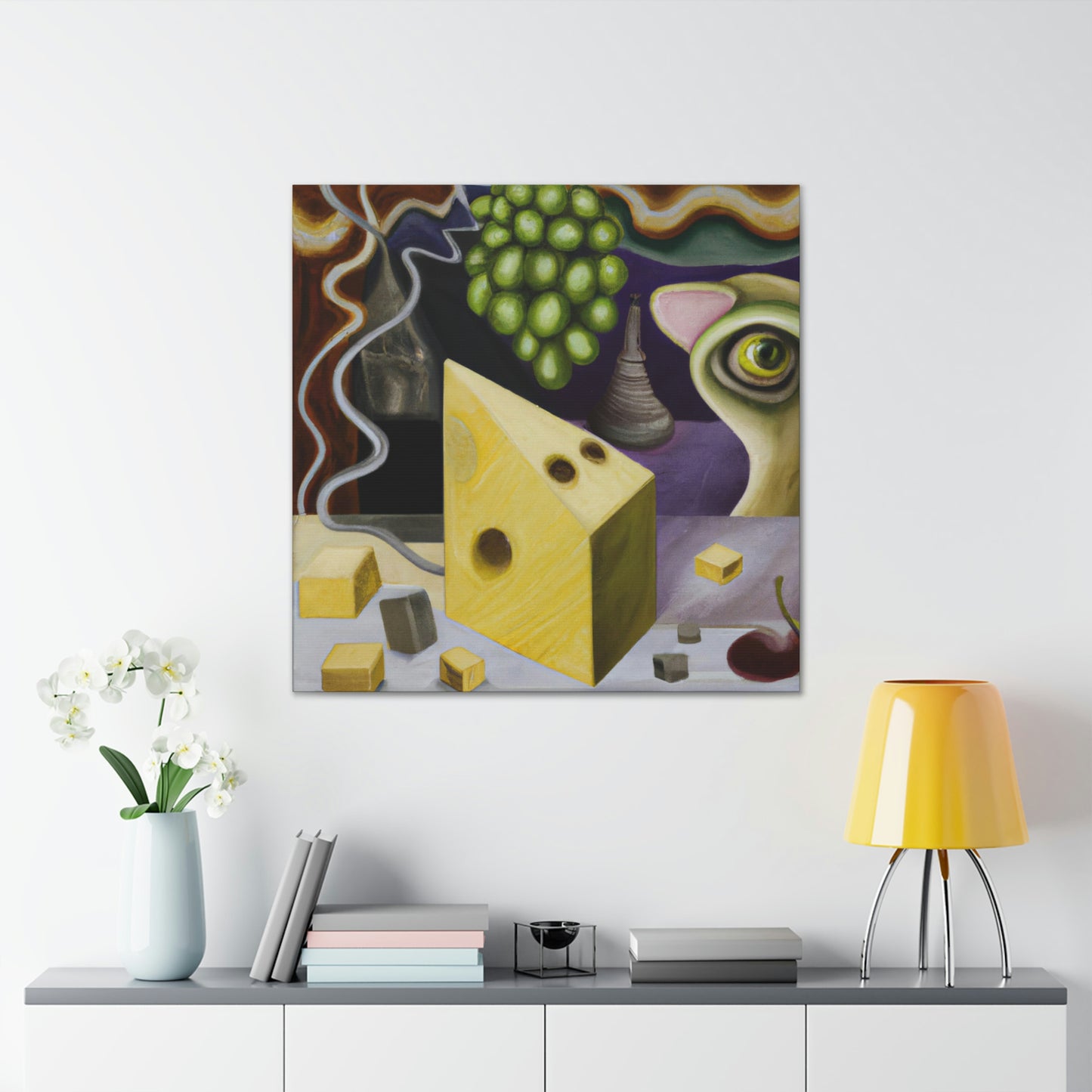 Cheese and Grapes Dance - Canvas