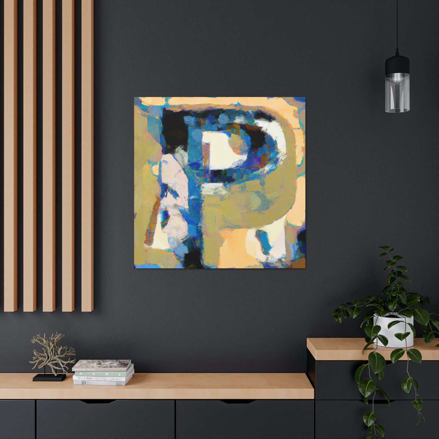 The Painted Portrait - Canvas