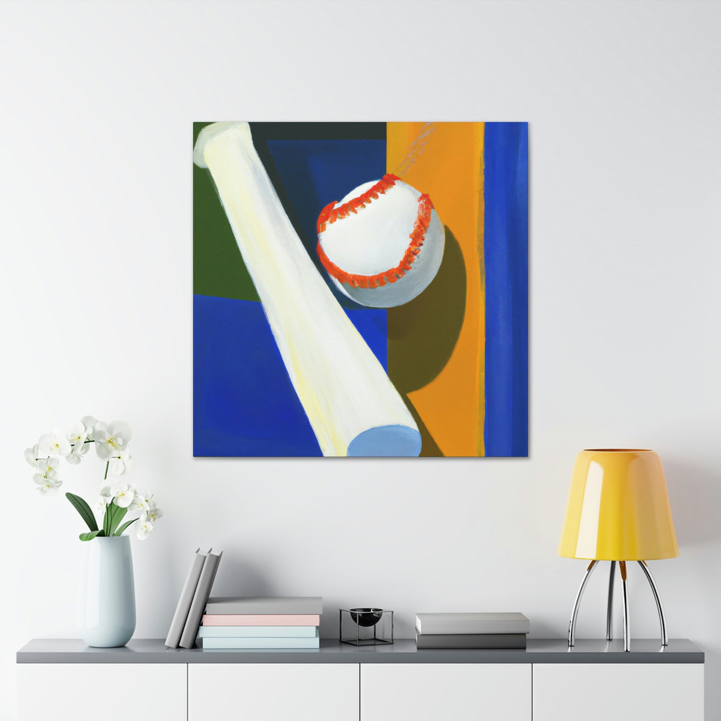 Baseball's Minimalism - Canvas