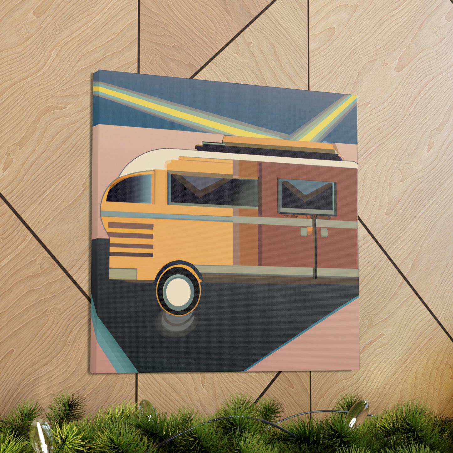 "Camper Van Jubilee" - Canvas