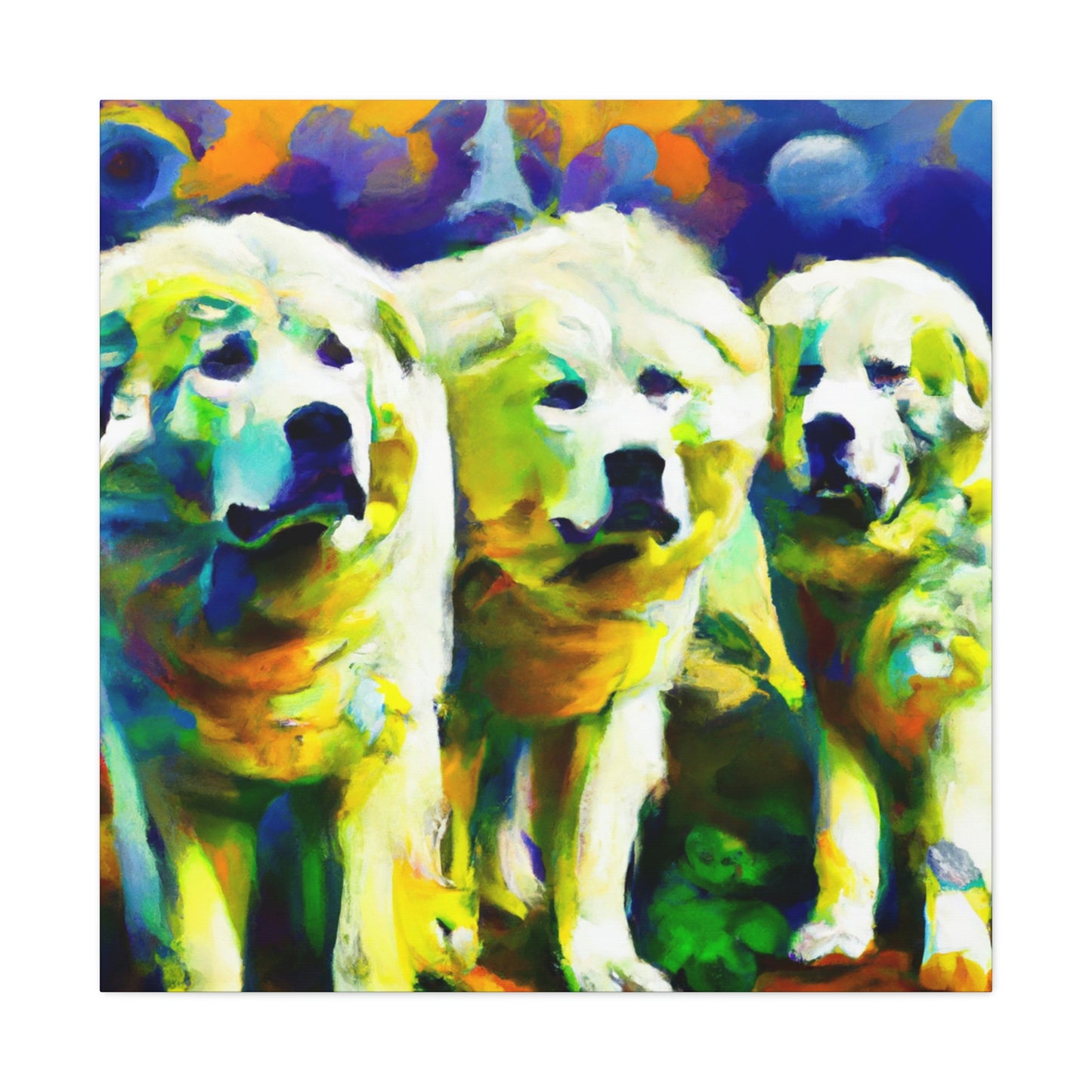 Great Pyrenees Mystery - Canvas