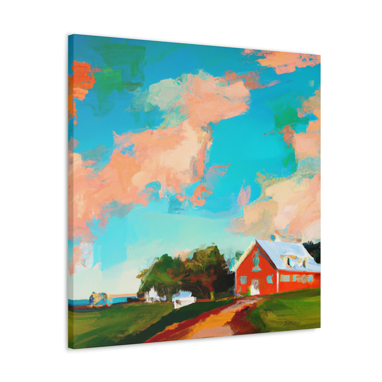 "Homestead at Sunrise" - Canvas