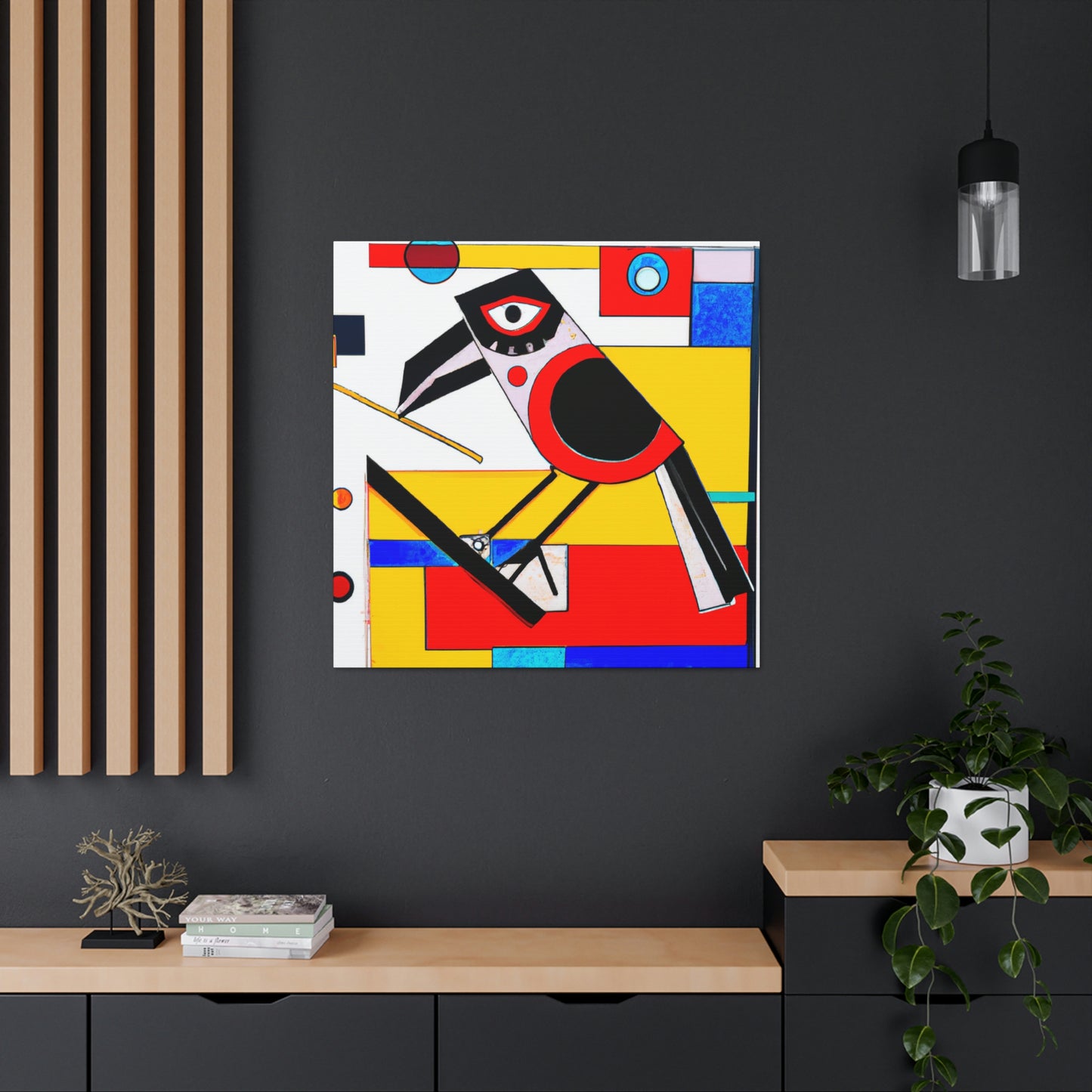 Birds in Flight Minimalism - Canvas