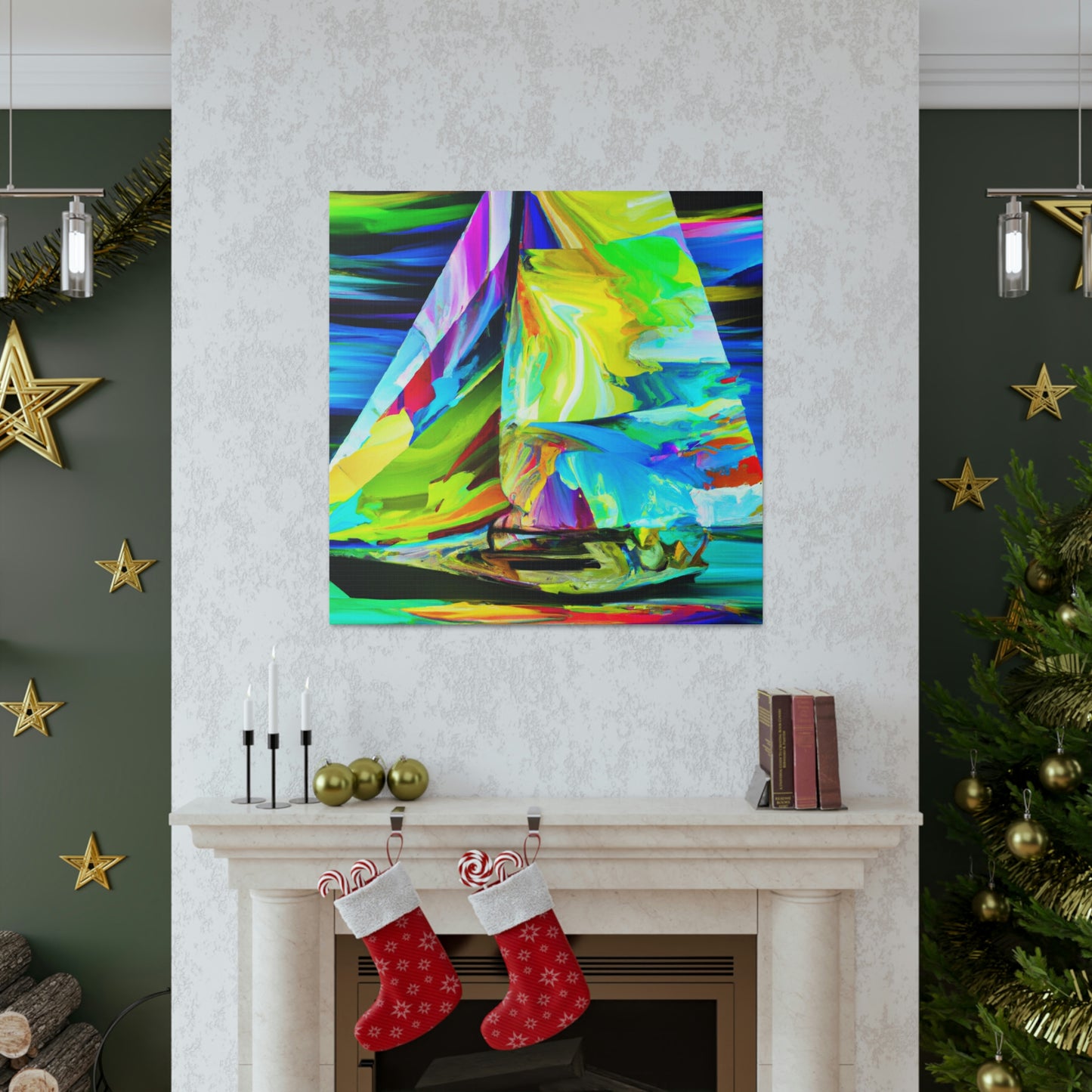 Sailing into the Sunset - Canvas