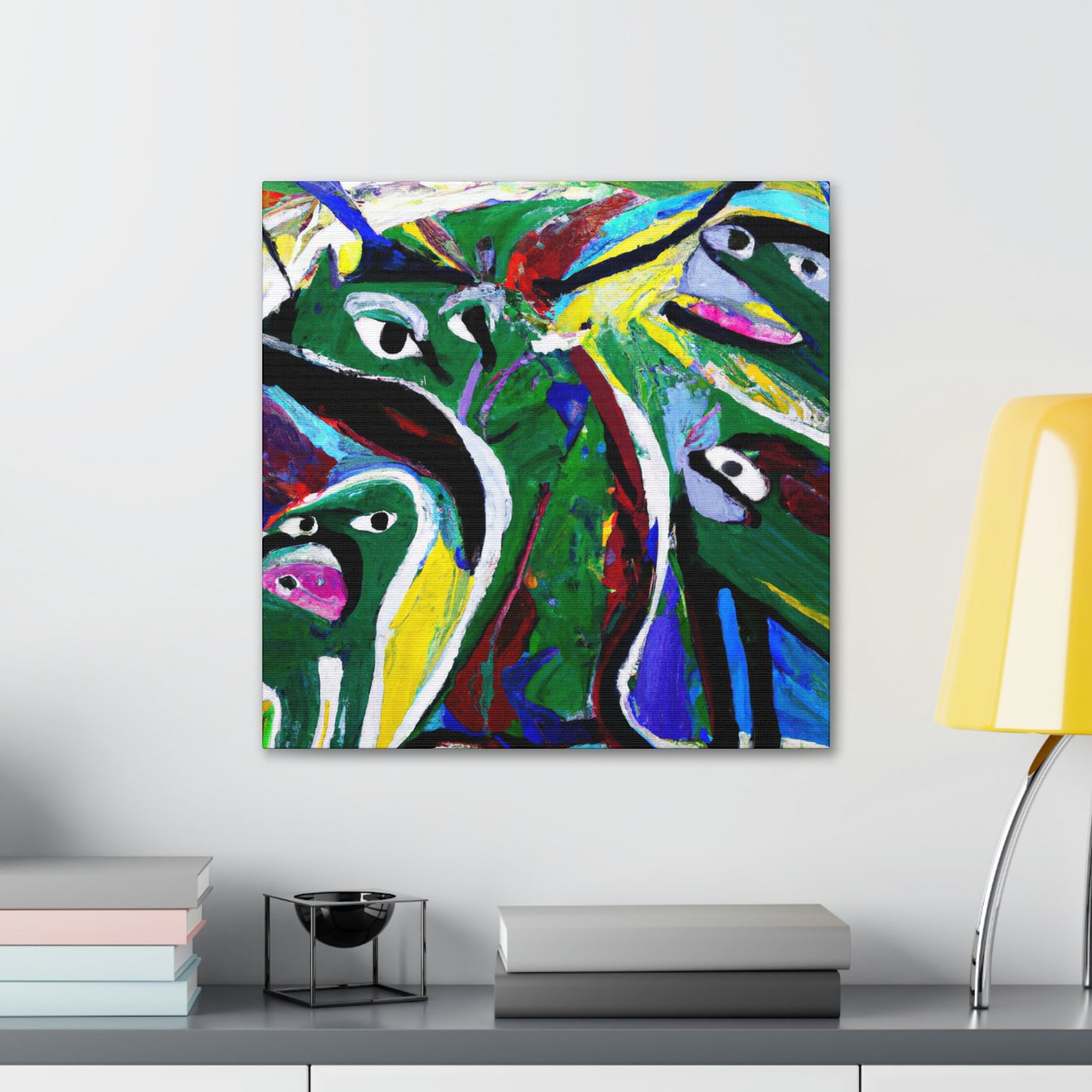 Otters in Abstraction - Canvas