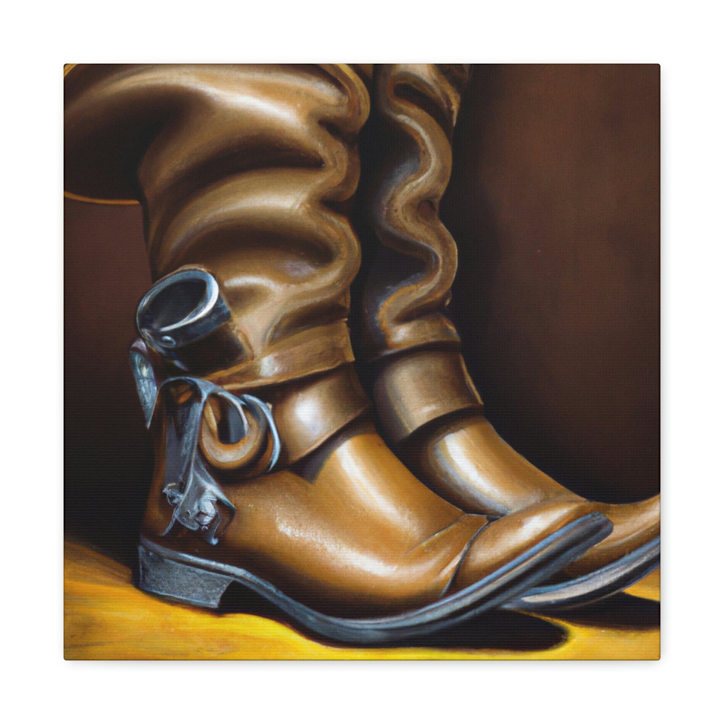 "Boot's Heeled Journey" - Canvas