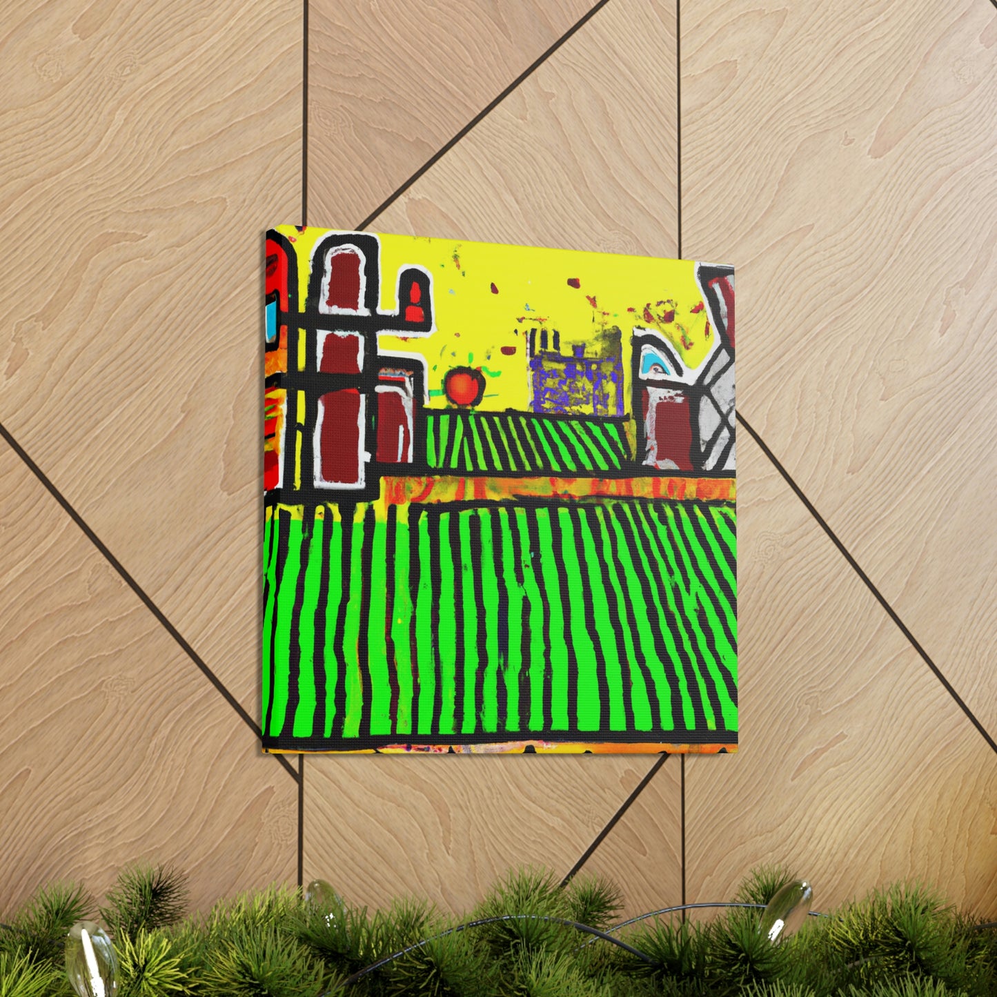 Harvesting Crops Abloom - Canvas