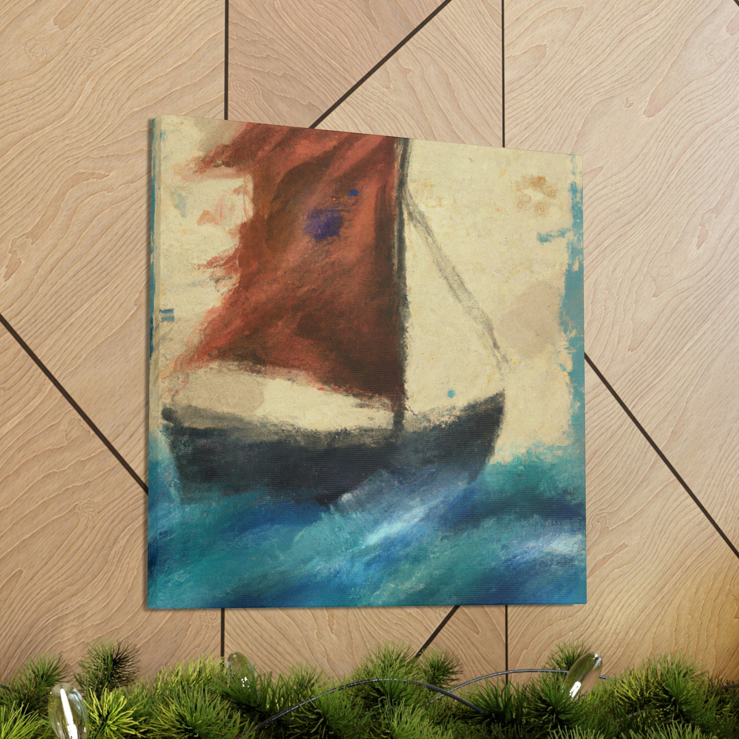 Sailing the Lonely Sea - Canvas