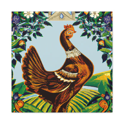 Hen at Dawn Goddess - Canvas