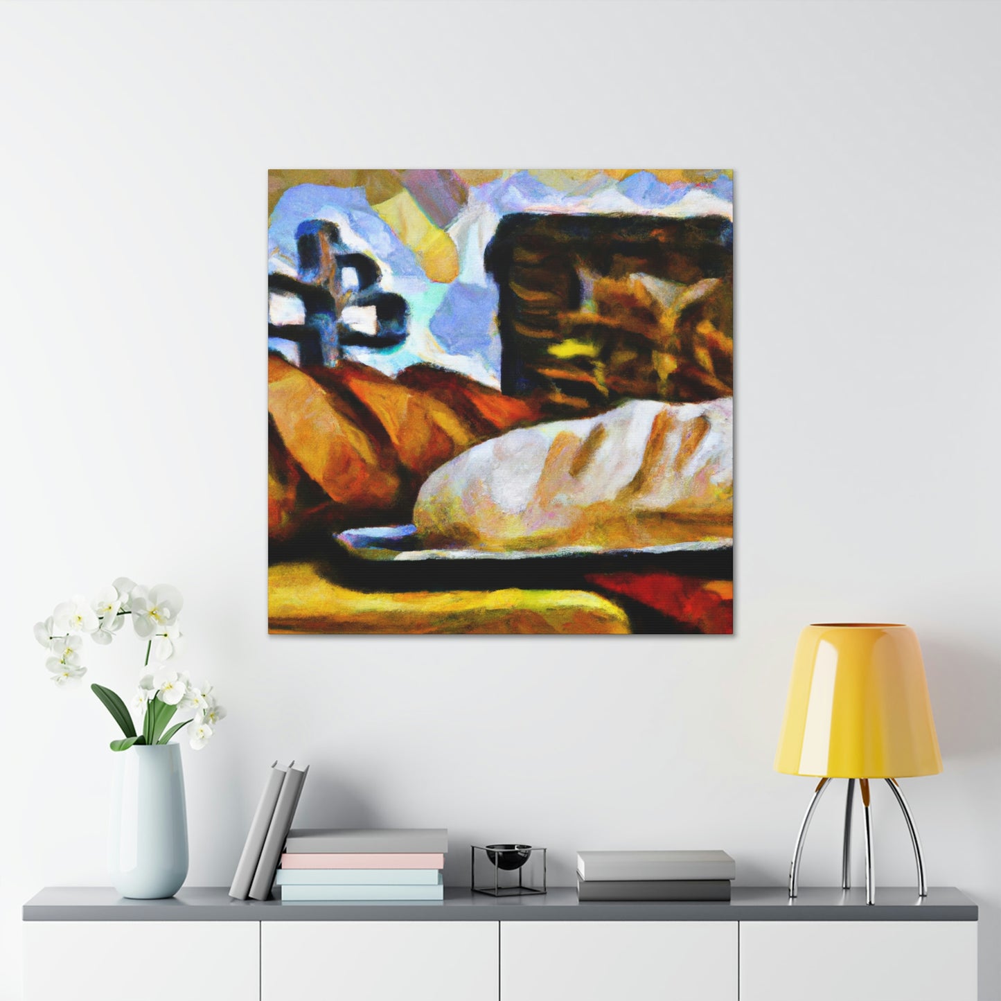 "Bread in Post-Impressionism" - Canvas