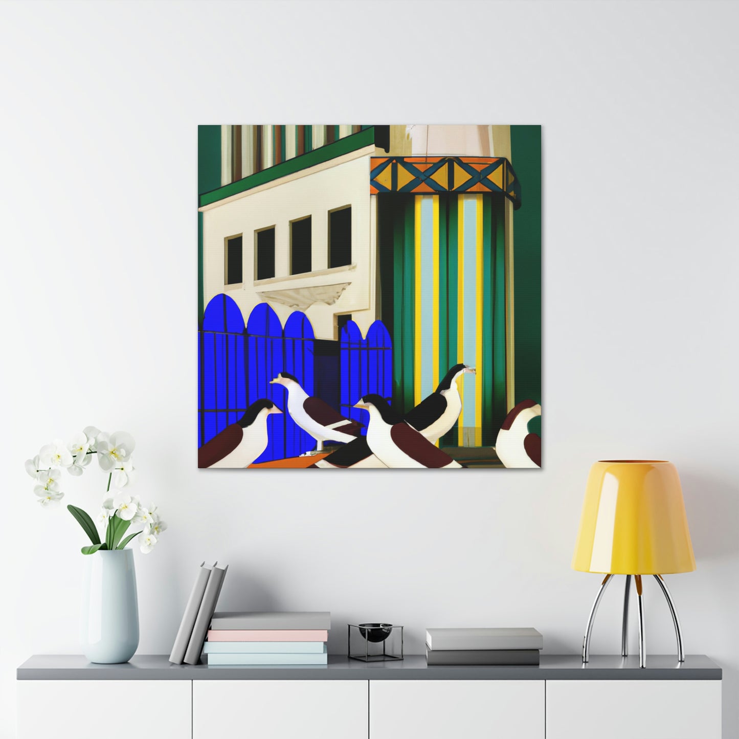 "Pigeon of Jazz Age" - Canvas