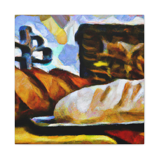 "Bread in Post-Impressionism" - Canvas