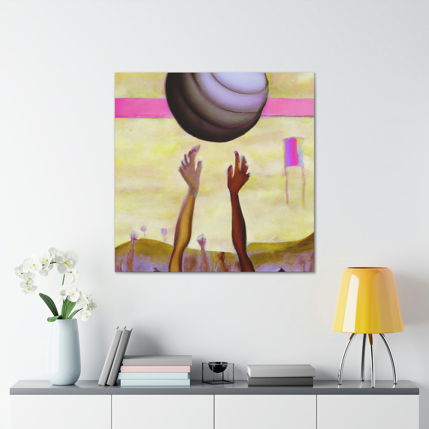 "Volleyball Dreams Surreal" - Canvas