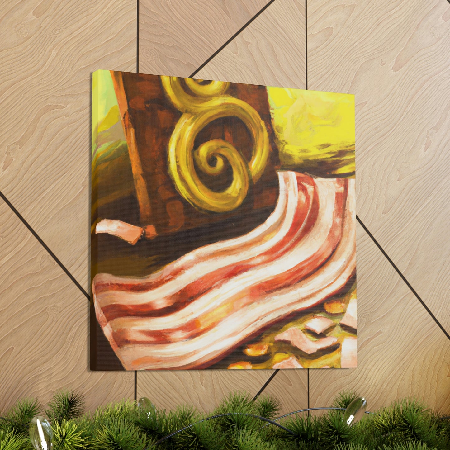 "Bacon In Steampunk Times" - Canvas