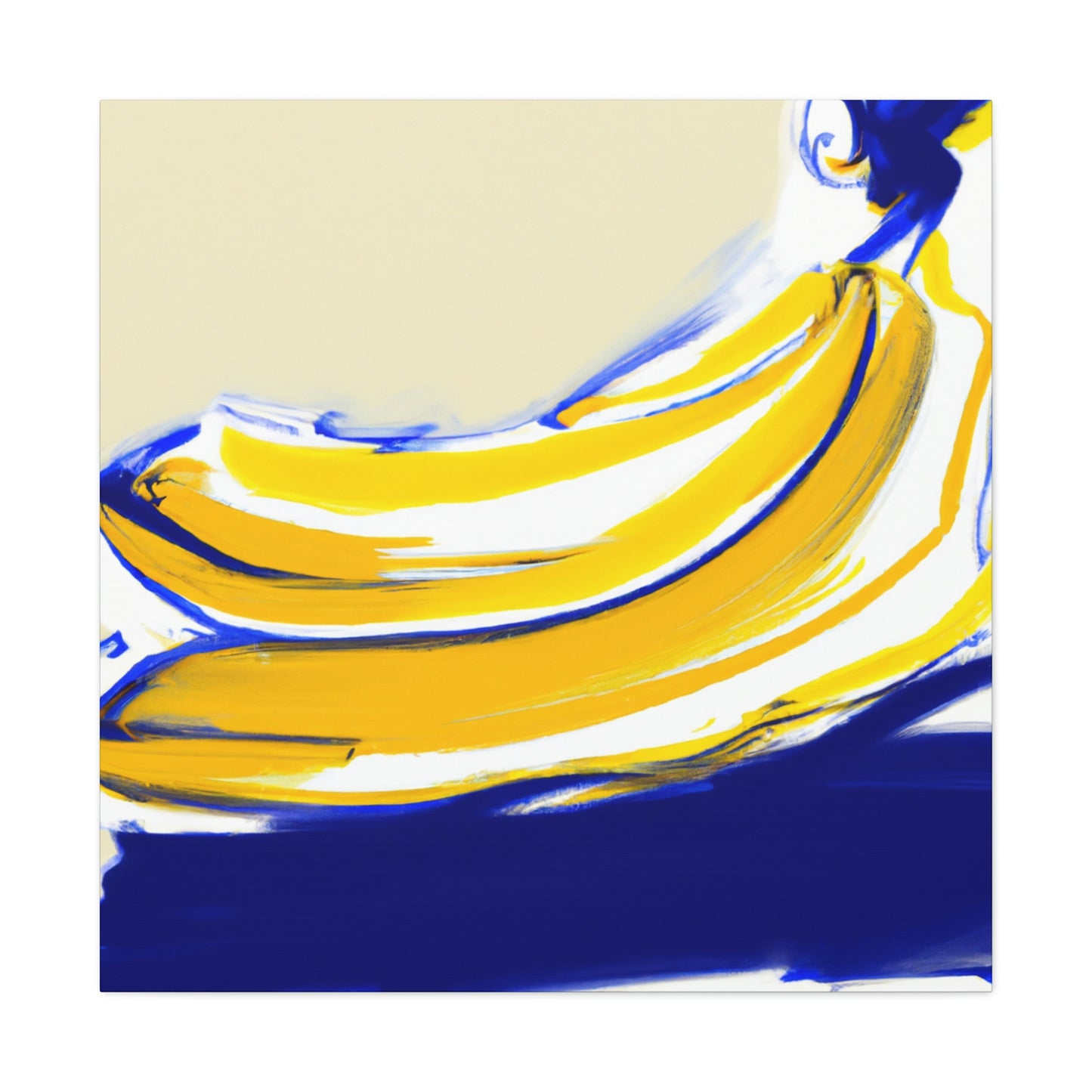 "Banana in Expressionism" - Canvas