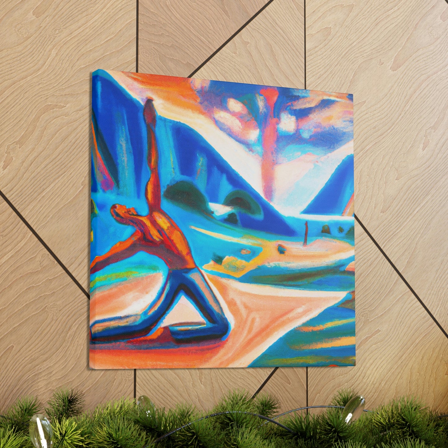 "Yoga at Sunrise" - Canvas