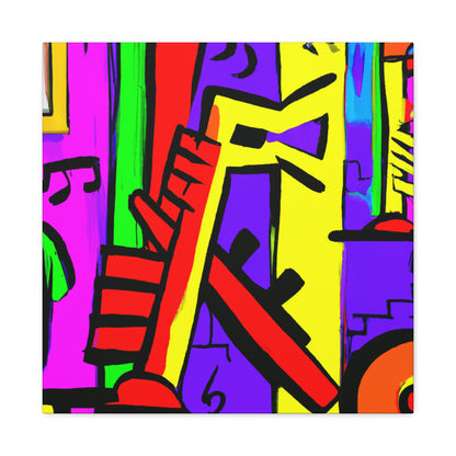 "Flute in Fauvist Hues" - Canvas