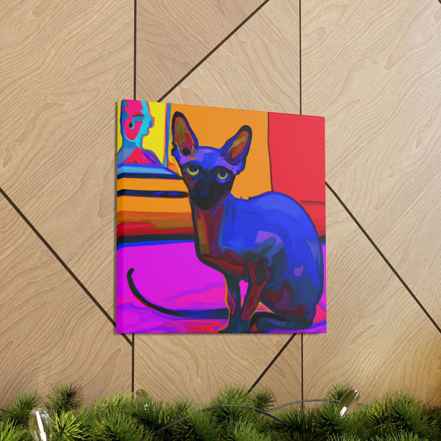 Sphynx in Fauvism - Canvas