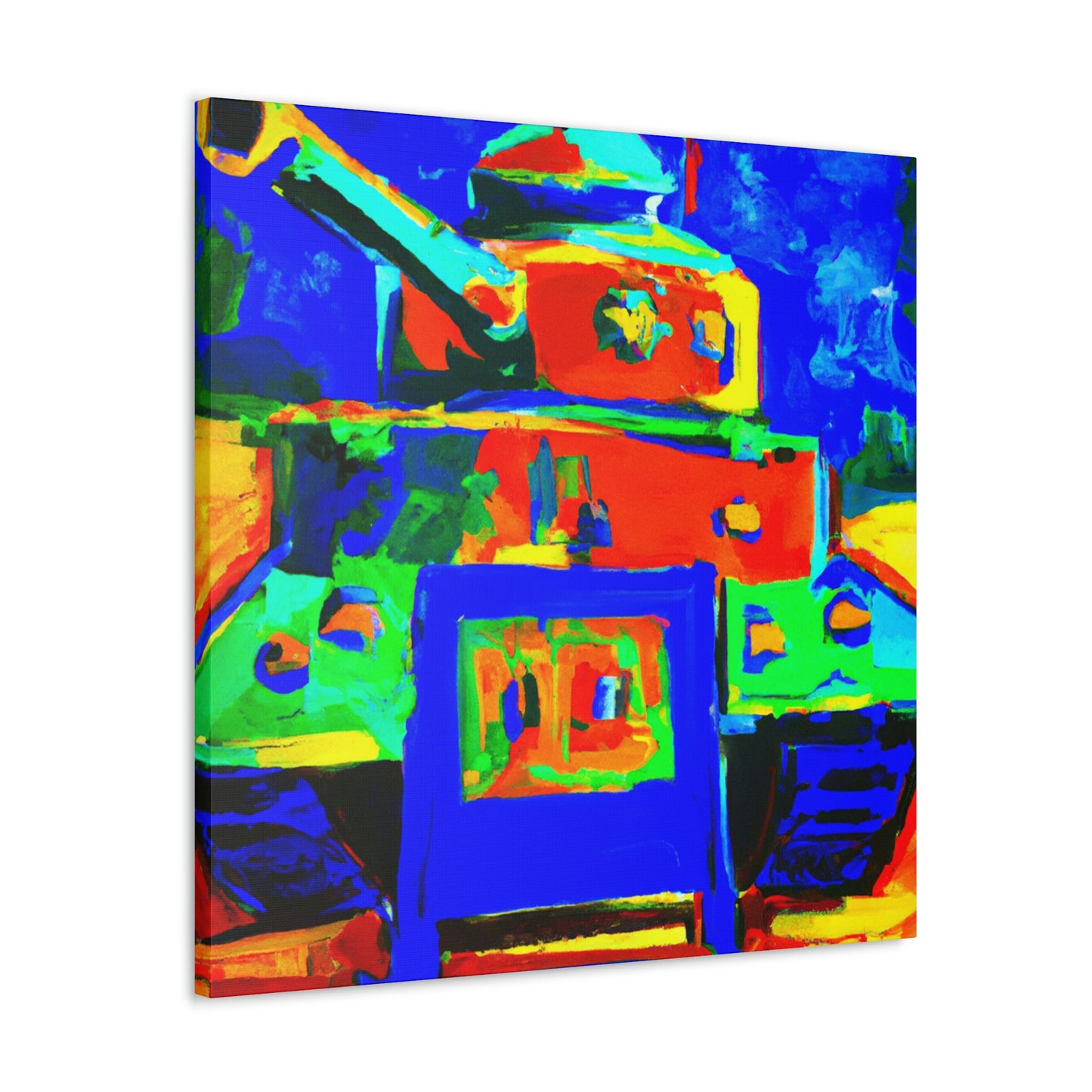 "The Tank Turret Fauve" - Canvas