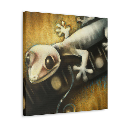 Gecko in the Mist - Canvas