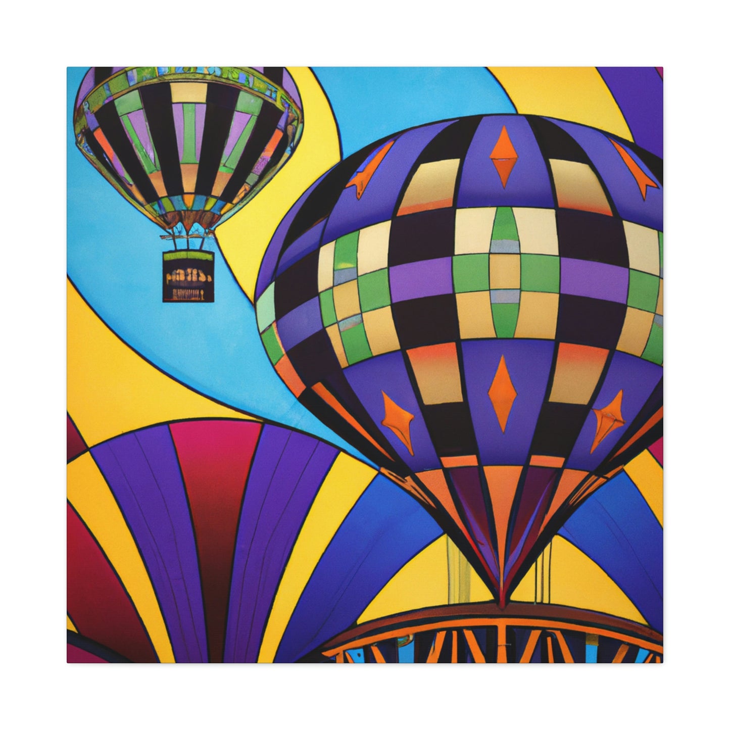 "Hot Air Adventures Await" - Canvas