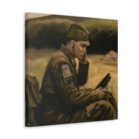 Soldier in Shadowland - Canvas