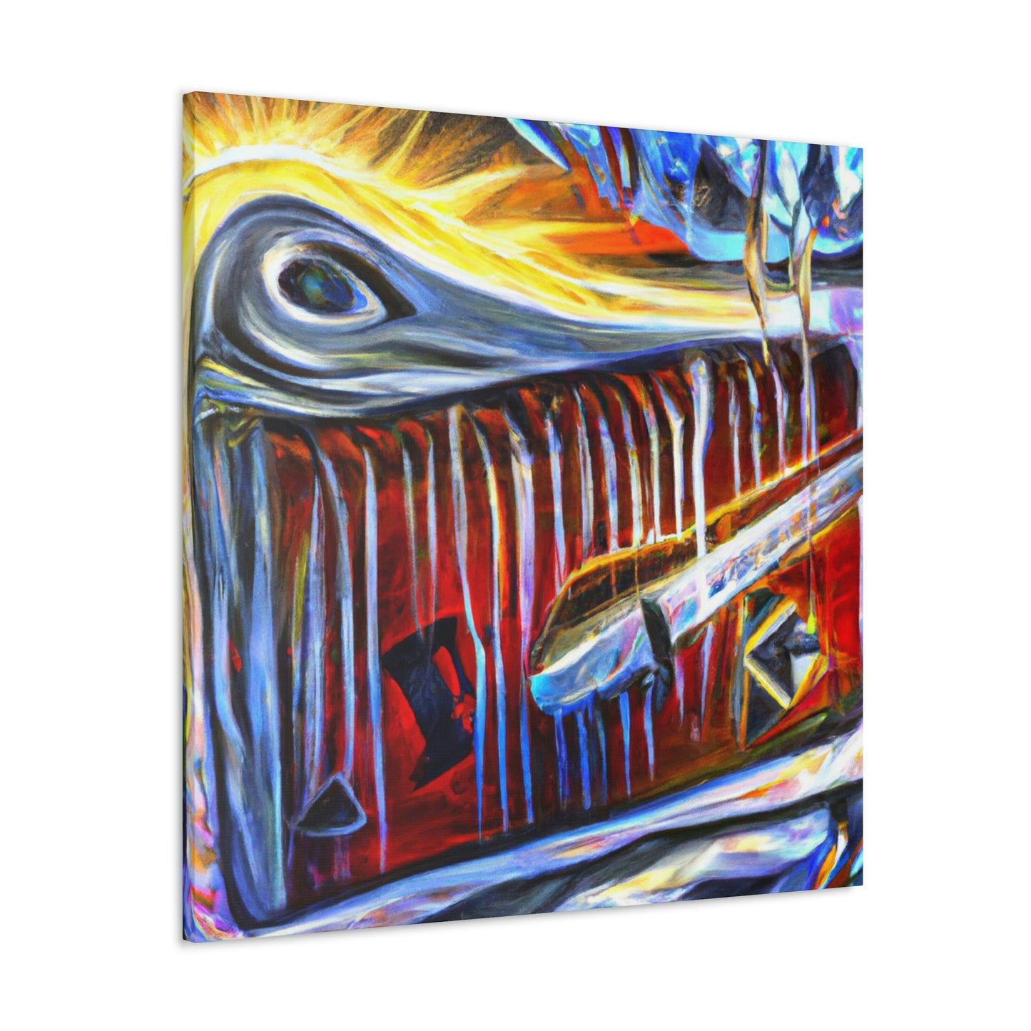 "Harmonica Through Expressionism" - Canvas