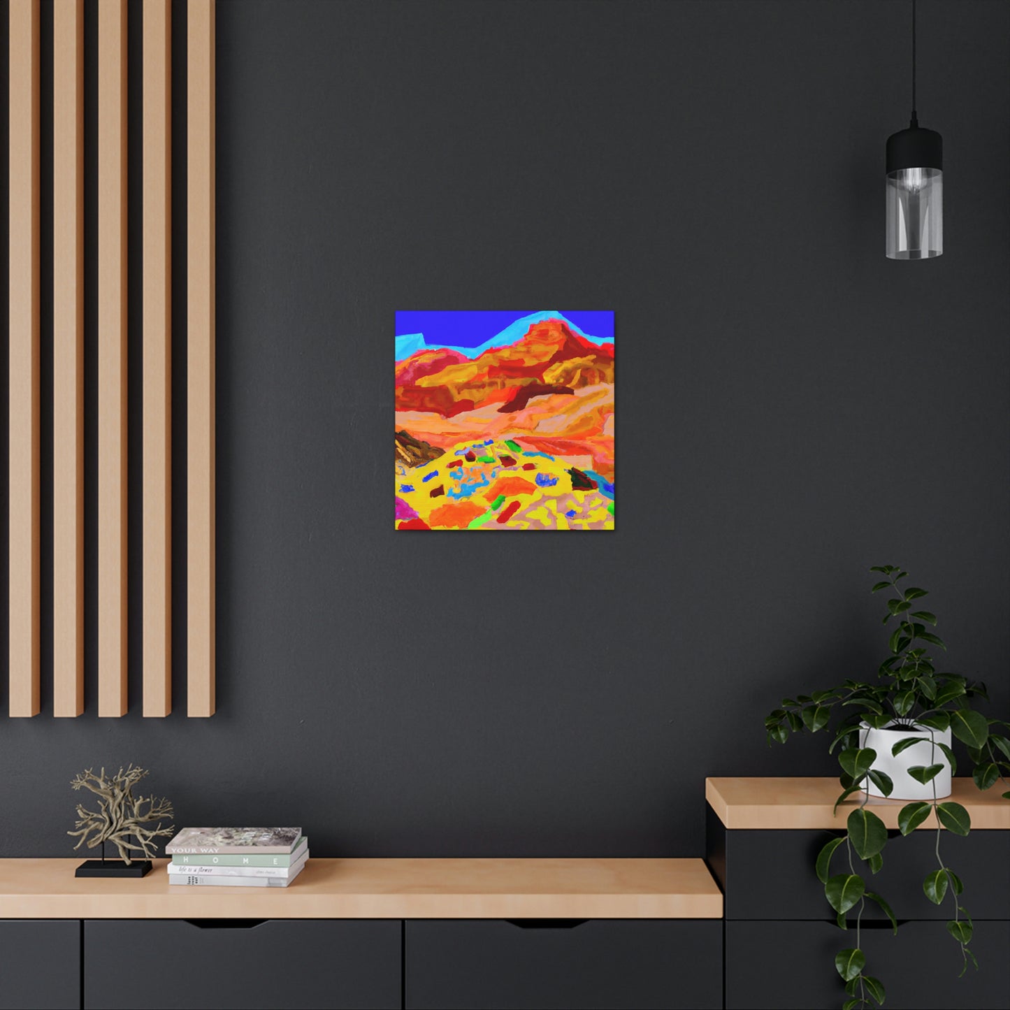 Desert of Colorful Hues - Canvas