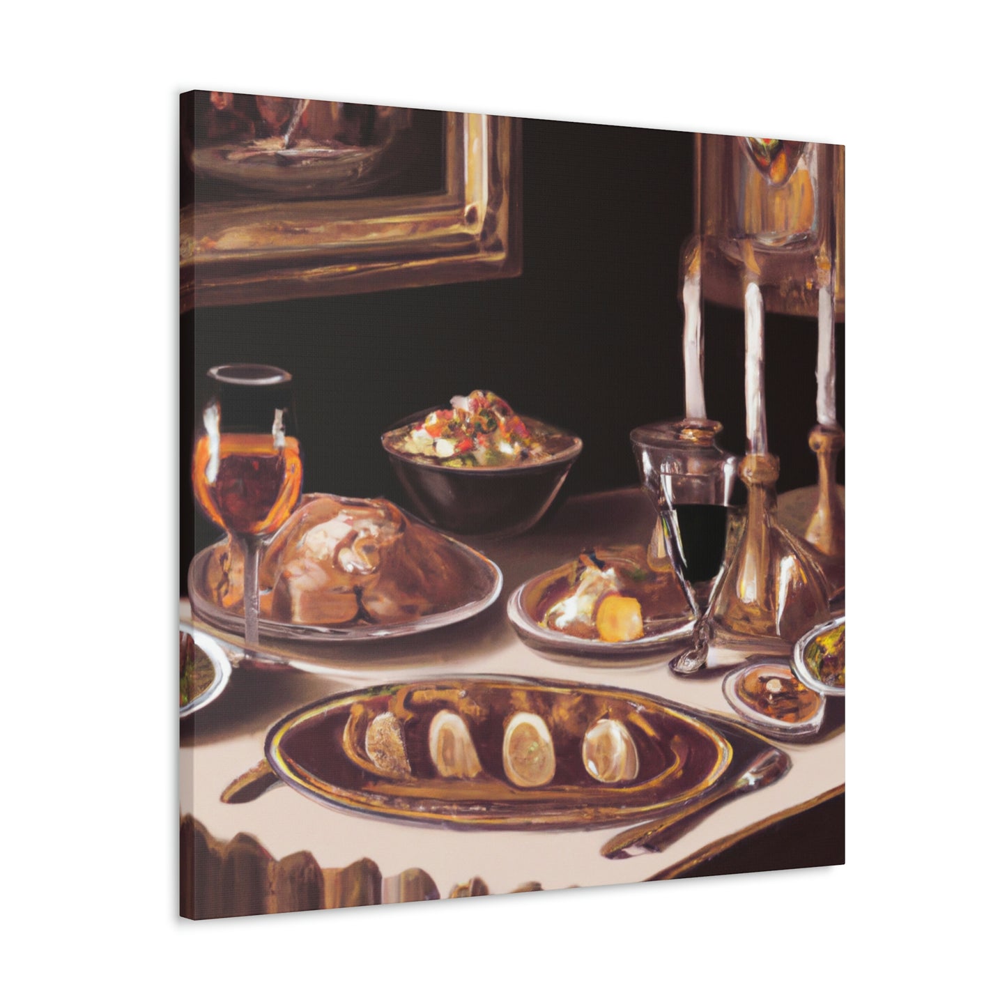 Dining Scene Neoclassic - Canvas