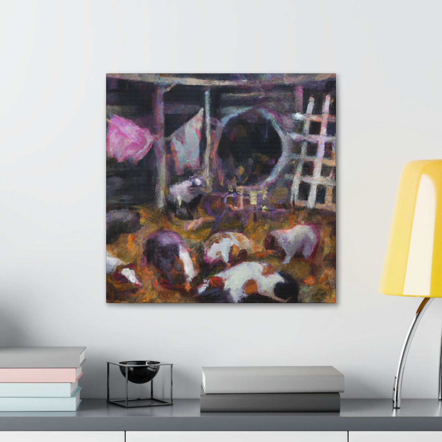 Guinea Pig Abstractance - Canvas