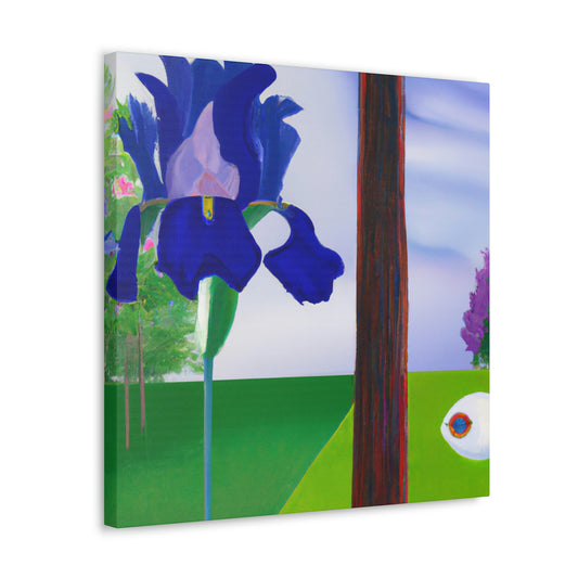 Iris in Abstraction - Canvas