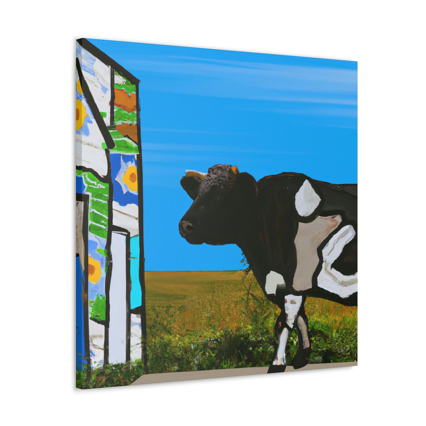 Calf in Pasturesm - Canvas