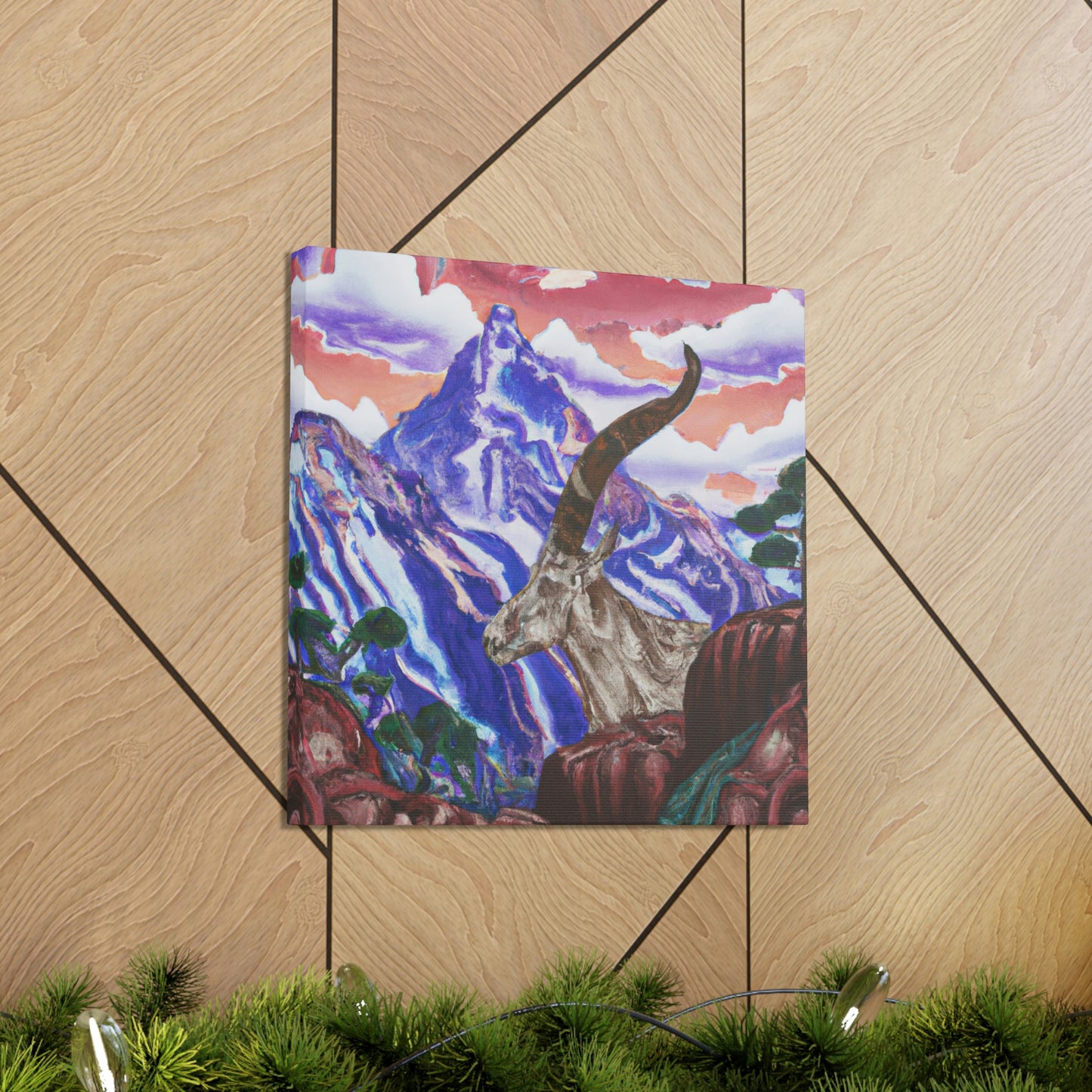 Ibex in Art Deco - Canvas