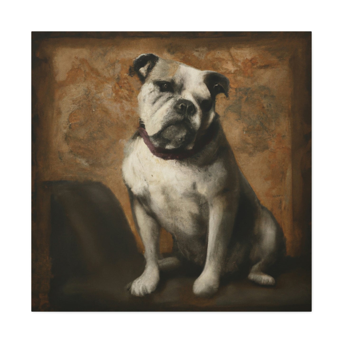 "Bulldog of Baroque" - Canvas