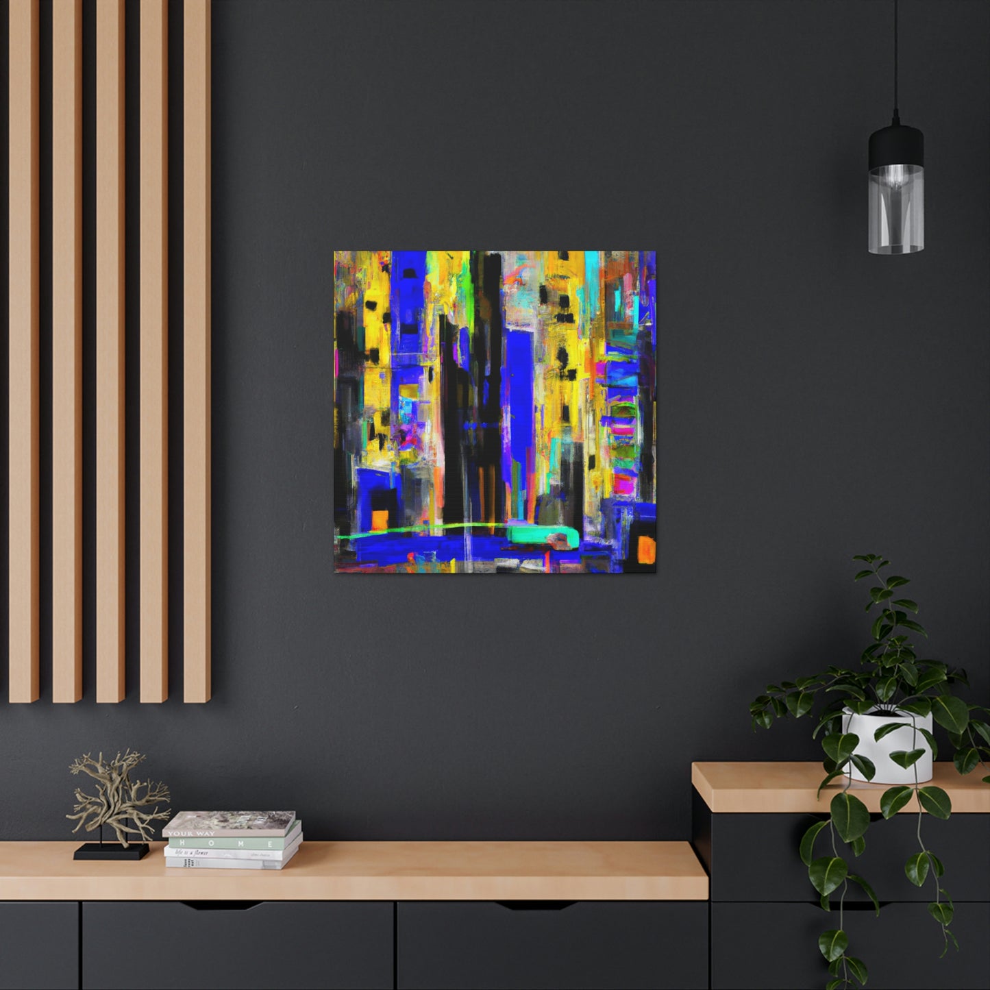 "Art Deco Abstraction" - Canvas