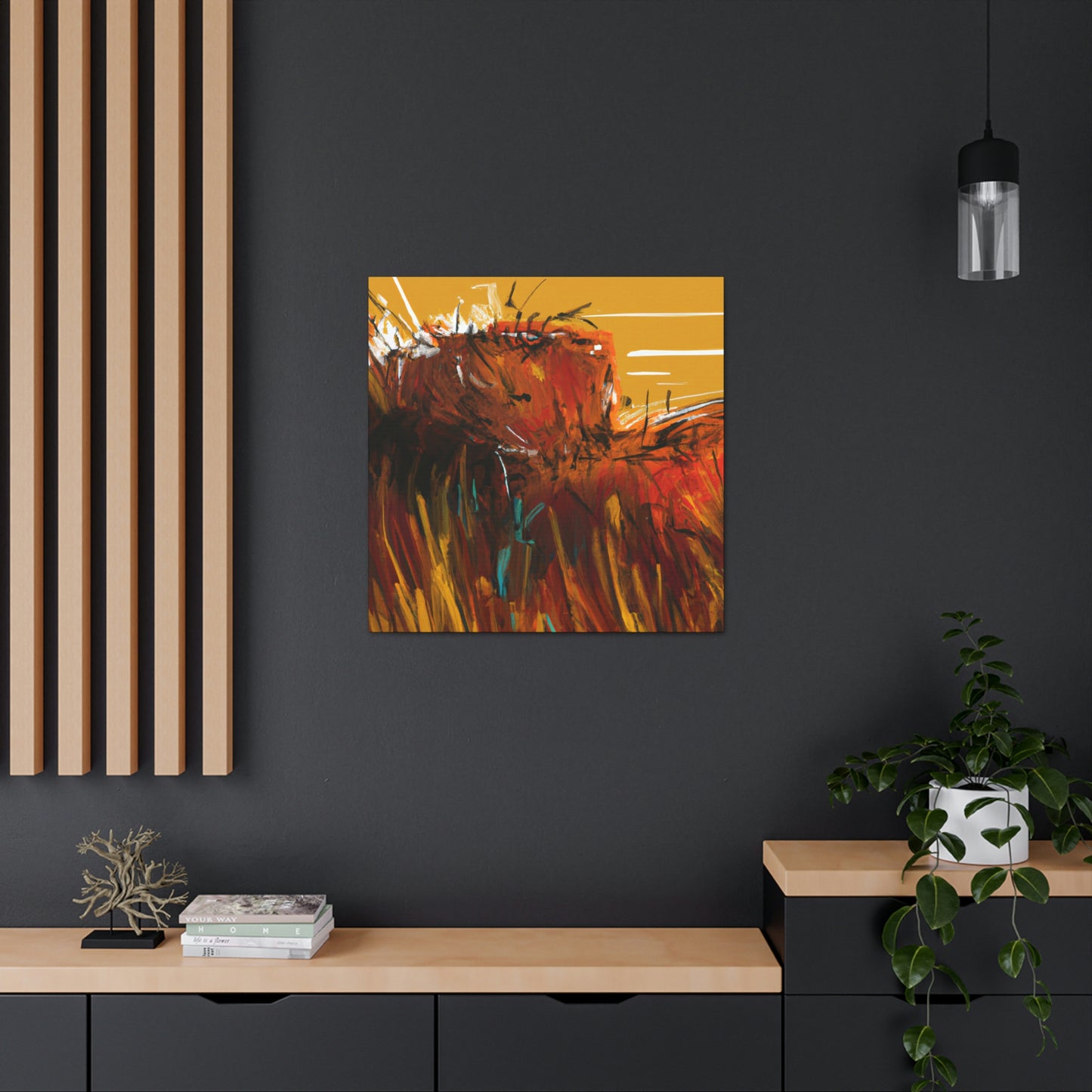 "Hay Magnificent Sunrise" - Canvas