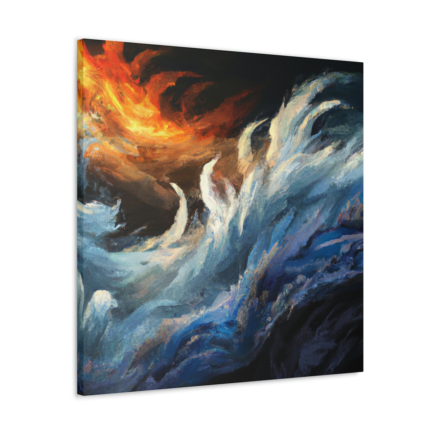 Oceans of Brilliant Hues - Canvas